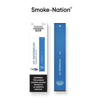 Smoke-Nation Disposable Smoke Bar -  Ice Watermelon Flavour 5% Nicotine
