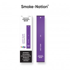 Smoke-Nation Disposable Smoke Bar -  Juicy Gum Flavour 5% Nicotine
