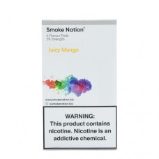Smoke Nation Pods - Juicy Mango Flavour Contains 1.7% Salt Nic Strength